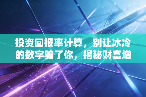 投资回报率计算，别让冰冷的数字骗了你，揭秘财富增长背后的真实逻辑