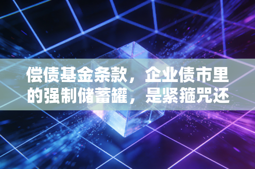 偿债基金条款，企业债市里的强制储蓄罐，是紧箍咒还是护身符？