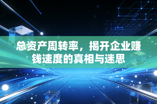 总资产周转率，揭开企业赚钱速度的真相与迷思