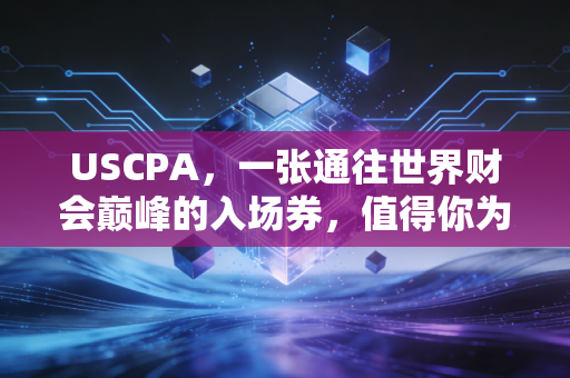 USCPA,一张通往世界财会巅峰的入场券,值得你为此脱层皮吗?