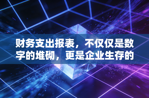 财务支出报表,不仅仅是数字的堆砌,更是企业生存的血泪史与战略图