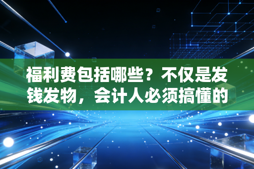 福利费包括哪些?不仅是发钱发物,会计人必须搞懂的财税红线