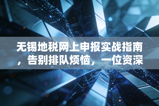 无锡地税网上申报实战指南,告别排队烦恼,一位资深注会眼中的数字化税务变迁