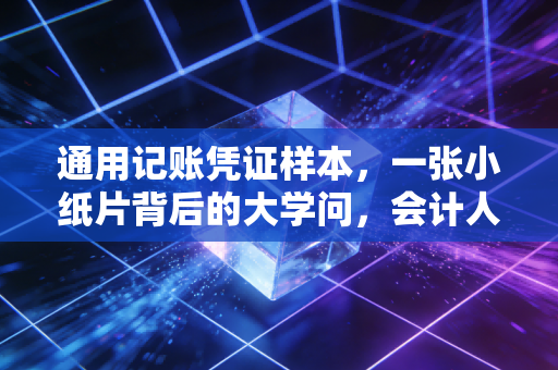 通用记账凭证样本，一张小纸片背后的大学问，会计人必读的避坑指南