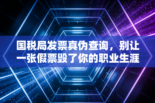 国税局发票真伪查询，别让一张假票毁了你的职业生涯——财务人必读的避坑指南
