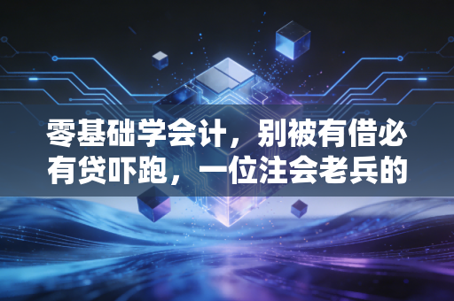 零基础学会计，别被有借必有贷吓跑，一位注会老兵的肺腑之言