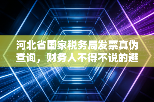 河北省国家税务局发票真伪查询，财务人不得不说的避坑实战与合规心得