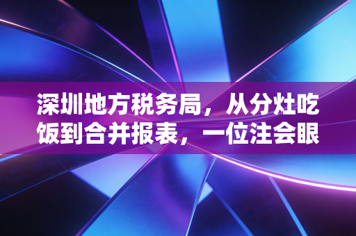 深圳地方税务局，从分灶吃饭到合并报表，一位注会眼中的鹏城税务变迁史