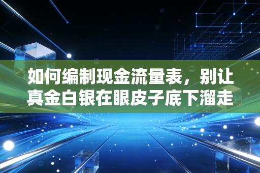 如何编制现金流量表,别让真金白银在眼皮子底下溜走