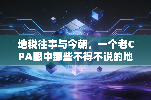 地税往事与今朝,一个老CPA眼中那些不得不说的地方税事儿