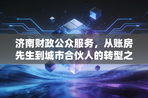 济南财政公众服务,从账房先生到城市合伙人的转型之路