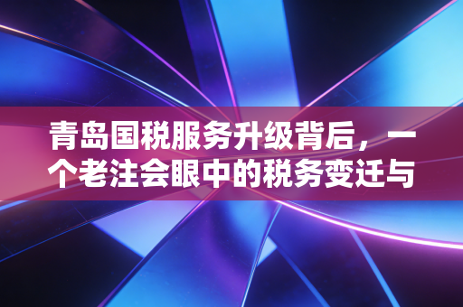 青岛国税服务升级背后,一个老注会眼中的税务变迁与合规生存法则