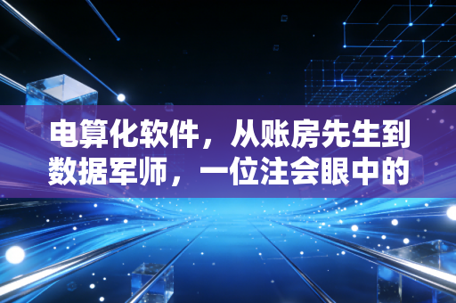 电算化软件，从账房先生到数据军师，一位注会眼中的工具进化论