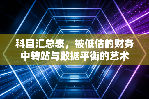 科目汇总表，被低估的财务中转站与数据平衡的艺术