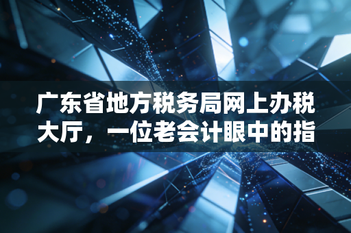 广东省地方税务局网上办税大厅，一位老会计眼中的指尖革命与办税进化论