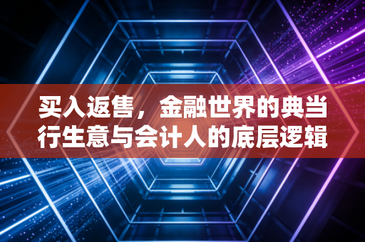买入返售,金融世界的典当行生意与会计人的底层逻辑博弈