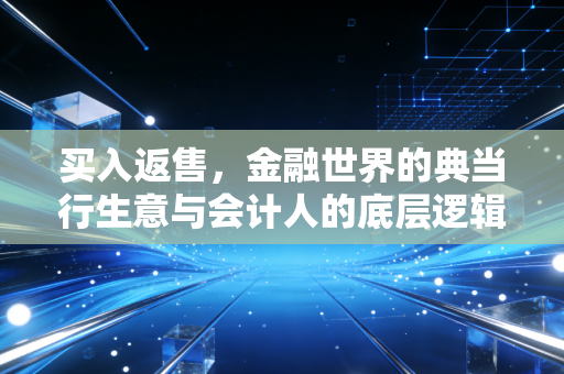 买入返售，金融世界的典当行生意与会计人的底层逻辑博弈