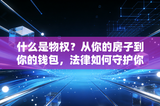 什么是物权?从你的房子到你的钱包,法律如何守护你的绝对控制权