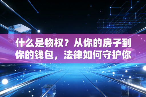 什么是物权？从你的房子到你的钱包，法律如何守护你的绝对控制权