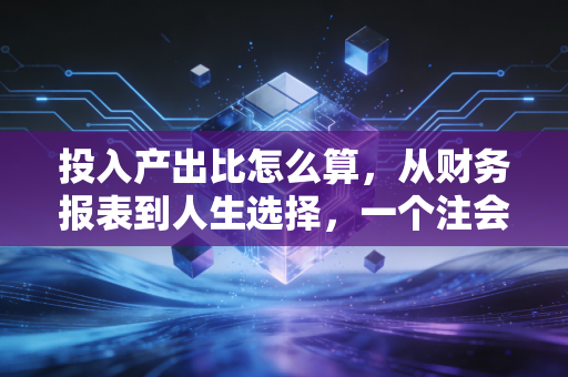 投入产出比怎么算,从财务报表到人生选择,一个注会眼中的真实价值