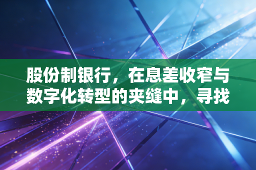 股份制银行，在息差收窄与数字化转型的夹缝中，寻找新的护城河