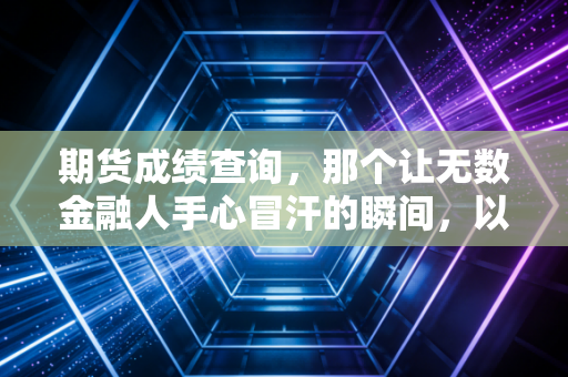 期货成绩查询，那个让无数金融人手心冒汗的瞬间，以及它背后的行业真相