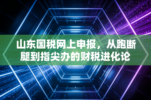 山东国税网上申报,从跑断腿到指尖办的财税进化论