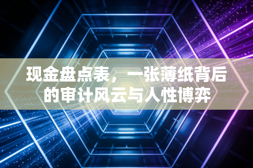 现金盘点表,一张薄纸背后的审计风云与人性博弈