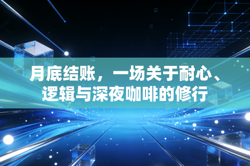 月底结账，一场关于耐心、逻辑与深夜咖啡的修行