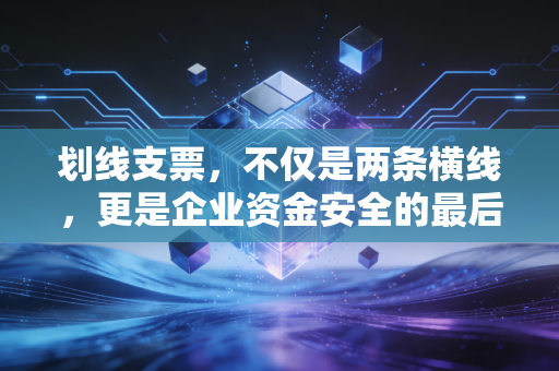 划线支票，不仅是两条横线，更是企业资金安全的最后一道防线