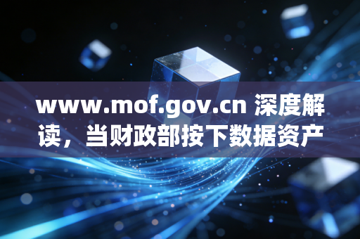www.mof.gov.cn 深度解读，当财政部按下数据资产快进键，我们注册会计师该何去何从？