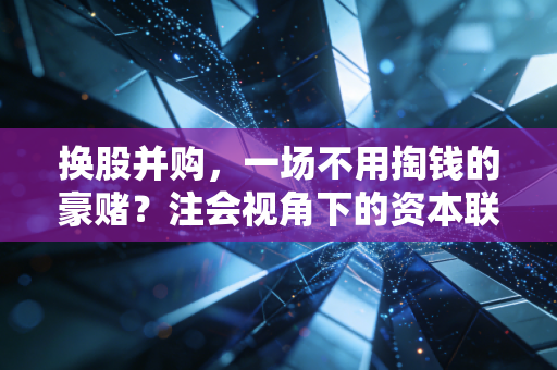 换股并购，一场不用掏钱的豪赌？注会视角下的资本联姻与人性博弈