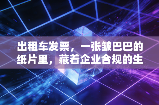 出租车发票,一张皱巴巴的纸片里,藏着企业合规的生死线