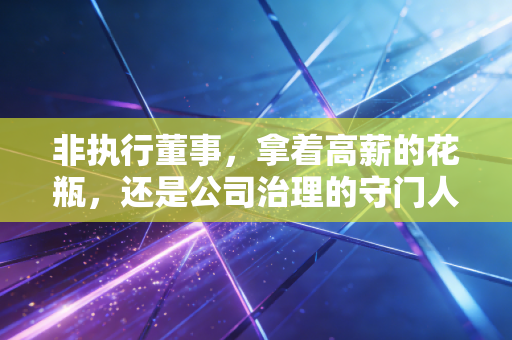 非执行董事，拿着高薪的花瓶，还是公司治理的守门人？