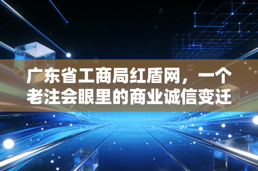 广东省工商局红盾网，一个老注会眼里的商业诚信变迁与避坑指南