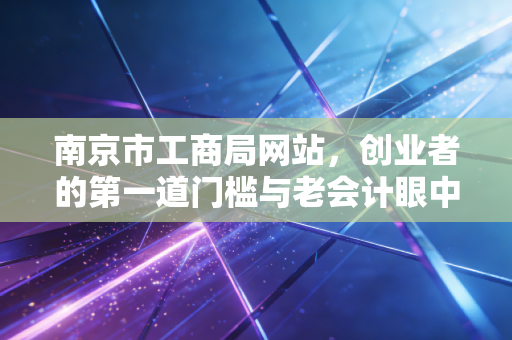 南京市工商局网站，创业者的第一道门槛与老会计眼中的晴雨表