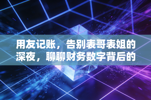 用友记账，告别表哥表姐的深夜，聊聊财务数字背后的效率与思考