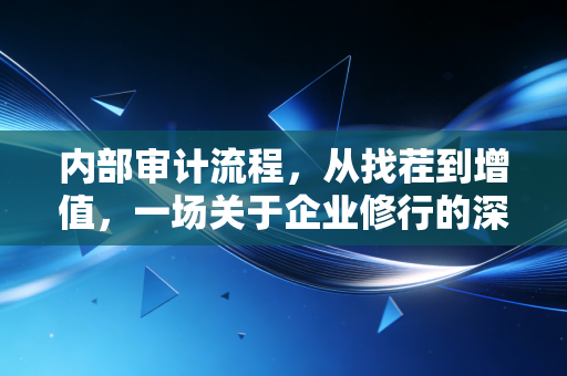 内部审计流程,从找茬到增值,一场关于企业修行的深度对话