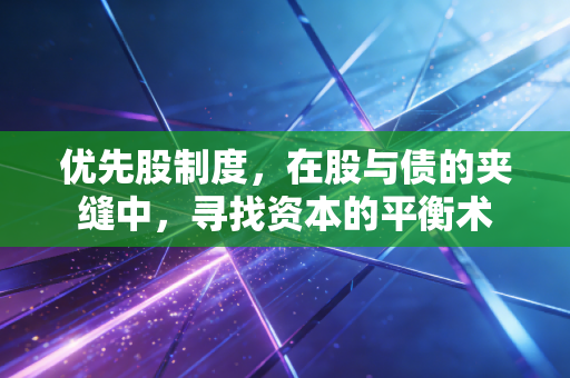 优先股制度,在股与债的夹缝中,寻找资本的平衡术