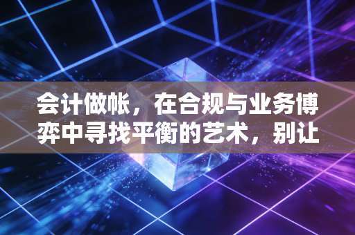 会计做帐,在合规与业务博弈中寻找平衡的艺术,别让死板毁了你的职业生涯