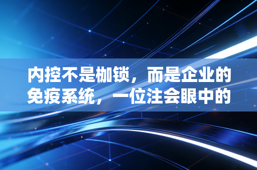 内控不是枷锁，而是企业的免疫系统，一位注会眼中的风险与人性