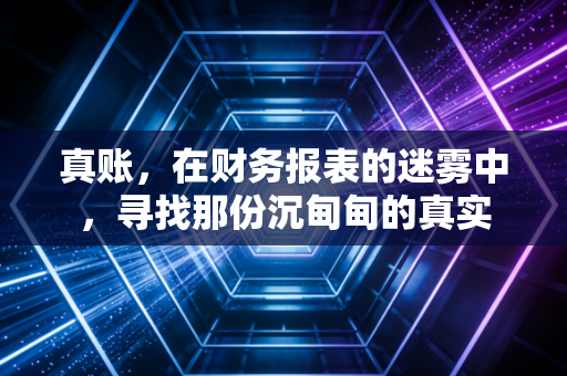 真账,在财务报表的迷雾中,寻找那份沉甸甸的真实