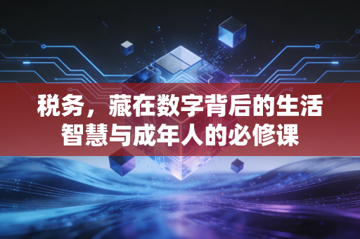 税务,藏在数字背后的生活智慧与成年人的必修课
