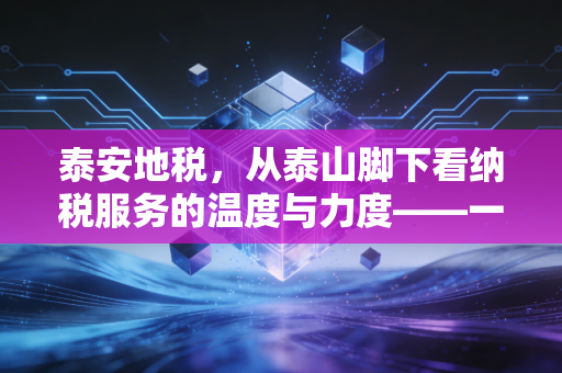 泰安地税,从泰山脚下看纳税服务的温度与力度——一位注册会计师的观察手记