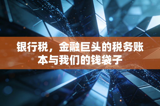 银行税，金融巨头的税务账本与我们的钱袋子