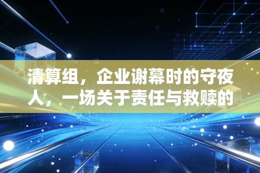 清算组,企业谢幕时的守夜人,一场关于责任与救赎的实操复盘