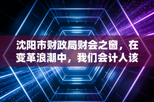 沈阳市财政局财会之窗,在变革浪潮中,我们会计人该如何安放那张旧书桌?