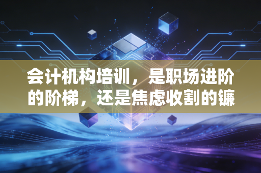 会计机构培训,是职场进阶的阶梯,还是焦虑收割的镰刀?