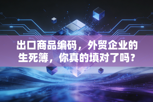 出口商品编码，外贸企业的生死簿，你真的填对了吗？