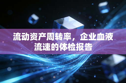 流动资产周转率，企业血液流速的体检报告
